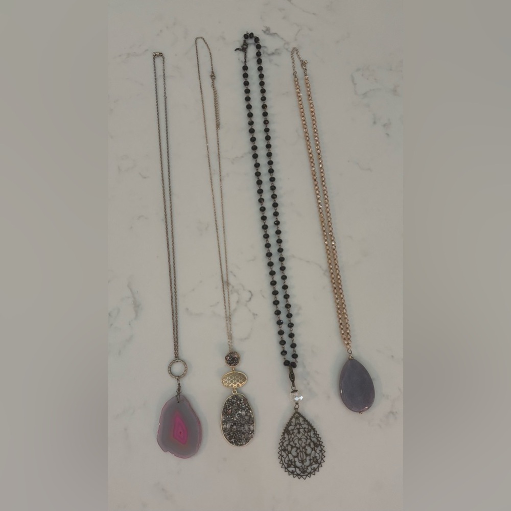 Boutique Statement Necklace Set – 4 Unique Pieces